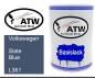 Preview: Volkswagen, Slate Blue, L361: 500ml Lackdose, von ATW Autoteile West.